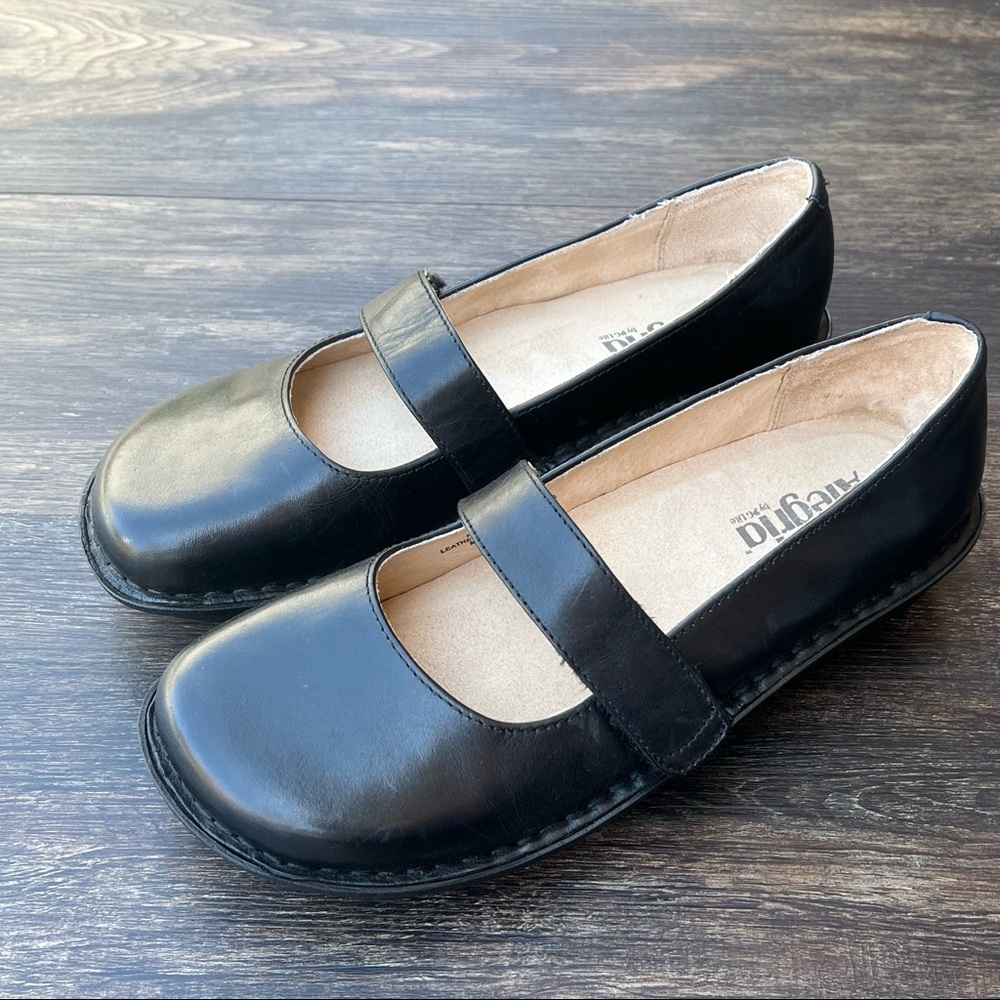 Algeria Black Leather Mary Jane NEW